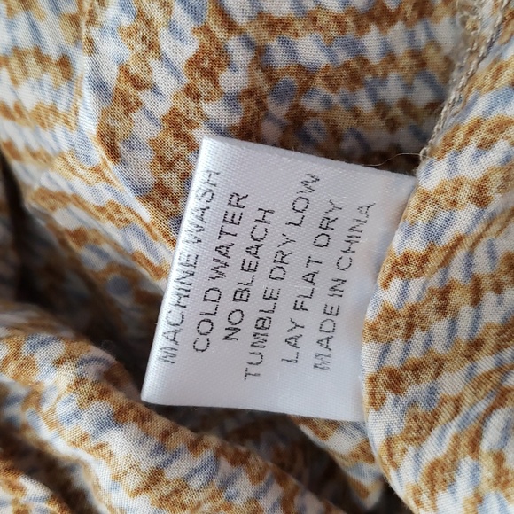 (S) Catwalk Studio Bohemian Lightweight Casual Patterned Top Relaxed Fit - Picture 8 of 9